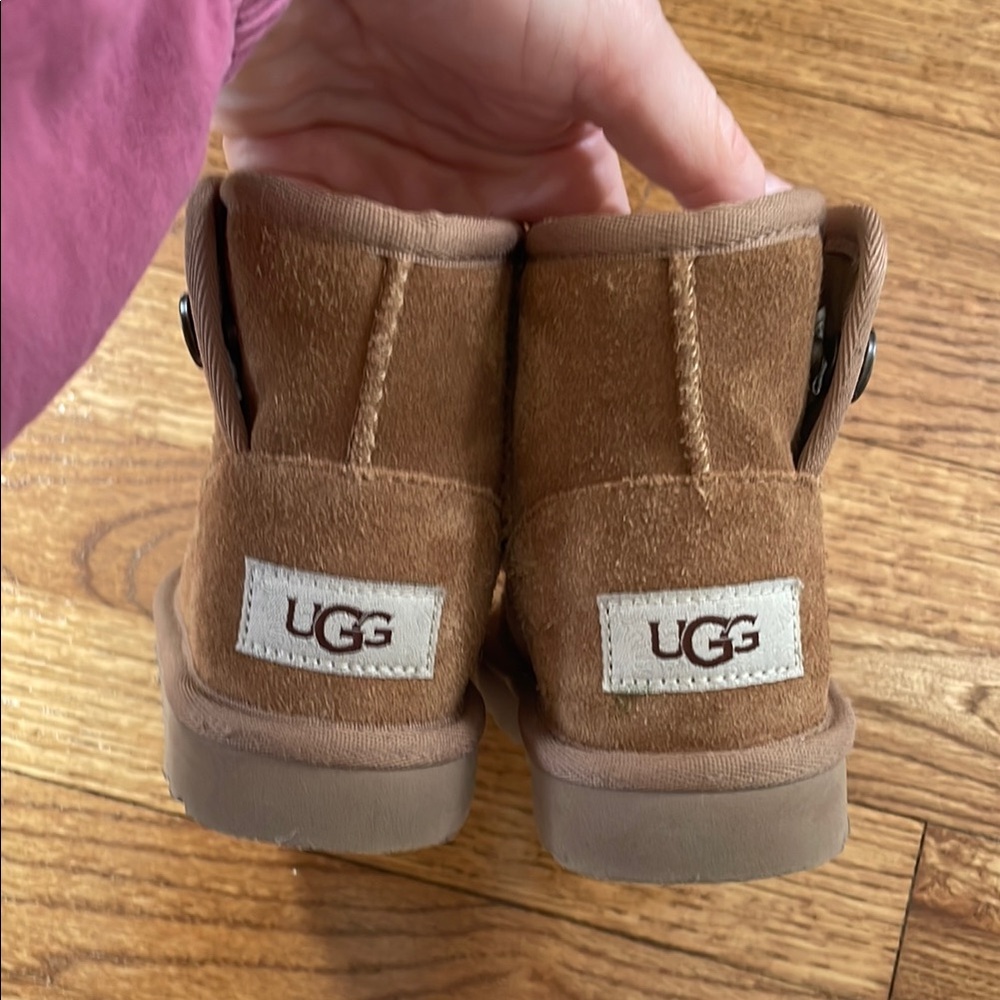 UGG Chestnut Suede Ankle Boots
